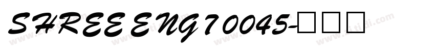 SHREE ENG7 0045字体转换